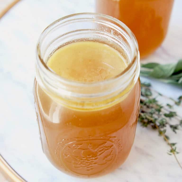 Instant Pot Turkey Stock Recipe - WhitneyBond.com