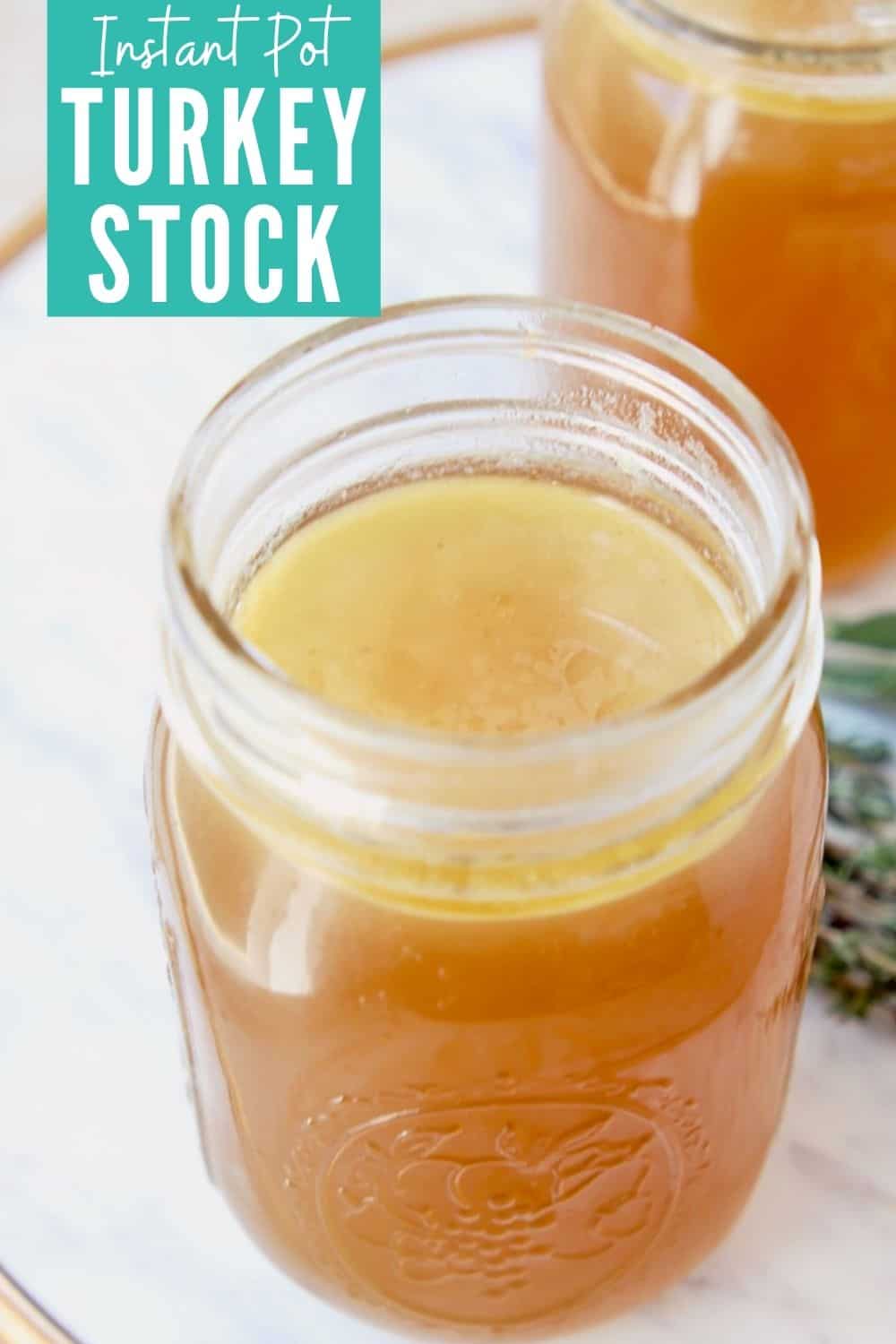 Instant Pot Turkey Stock Recipe - WhitneyBond.com