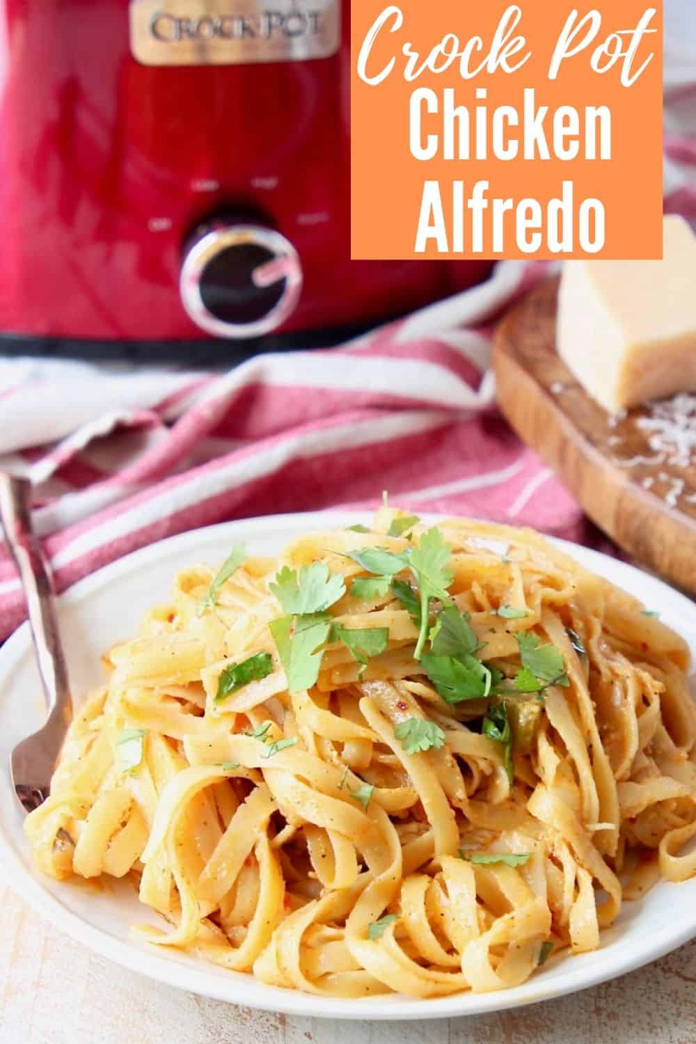 Crock Pot Buffalo Chicken Alfredo Sauce - WhitneyBond.com