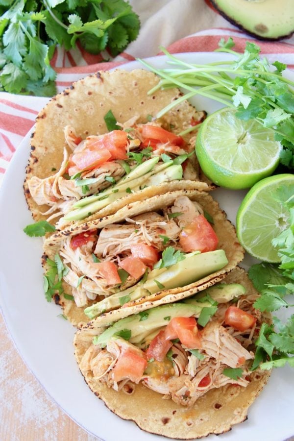 Pressure Cooker Chicken Tacos - Easy Recipe | WhitneyBond.com