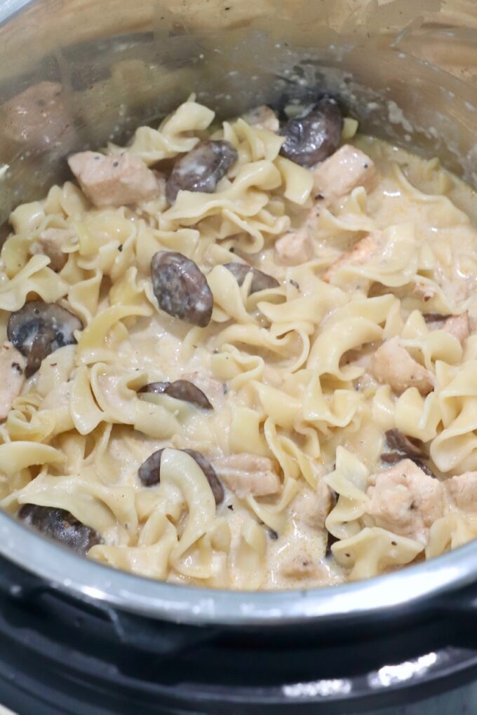 Instant Pot Chicken Stroganoff