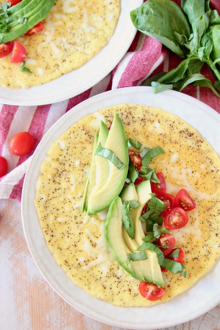 Caprese Avocado Omelette Recipe