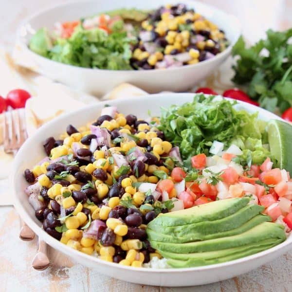 Vegan Burrito Bowl - Quick & Easy Recipe | WhitneyBond.com