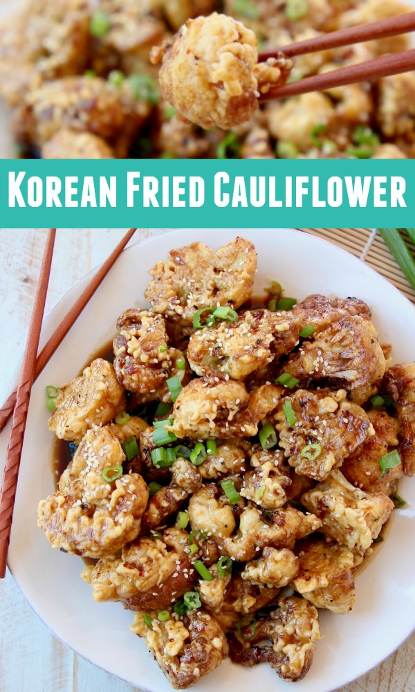 Korean Fried Cauliflower Vegetarain Recipe