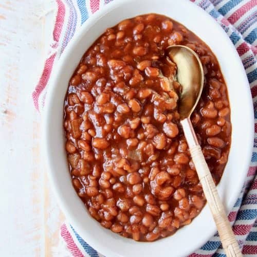 Best Slow Cooker Baked Beans - Simply Happy Foodie