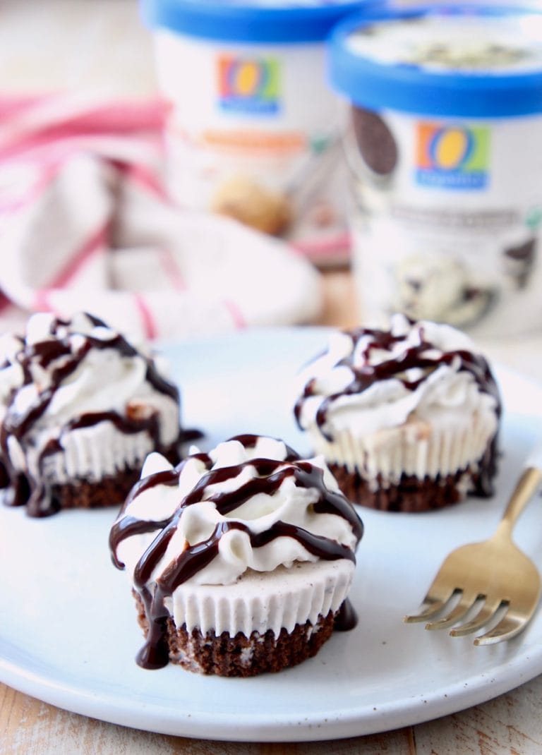 Mini Chocolate Ice Cream Cakes