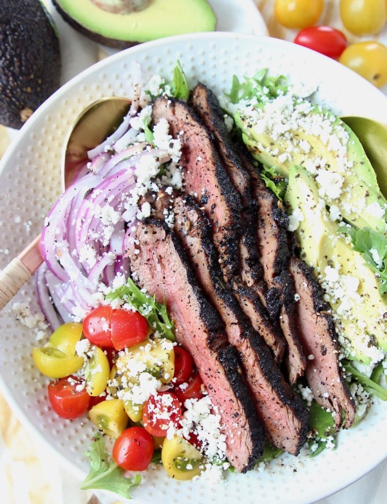 The BEST Steak Salad Recipe - WhitneyBond.com