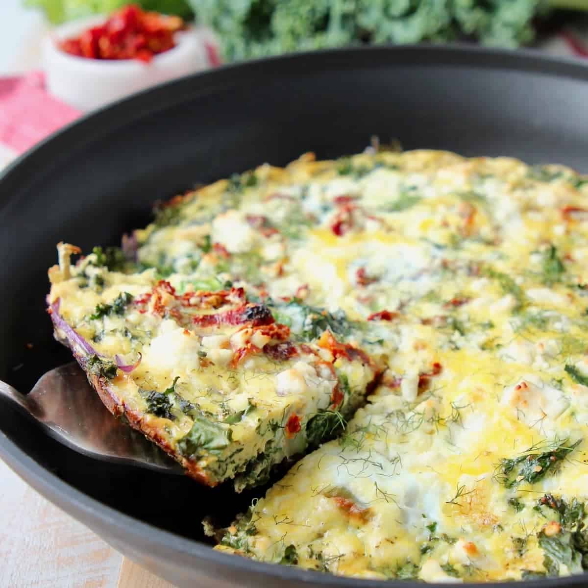 Mediterranean Vegetable Frittata - How to Make a Vegetable