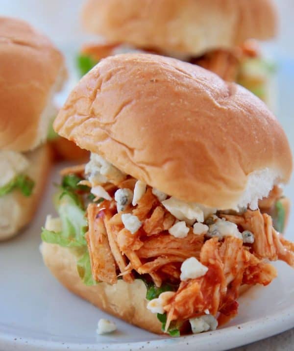 Easy Crock Pot Buffalo Chicken Recipe | WhitneyBond.com