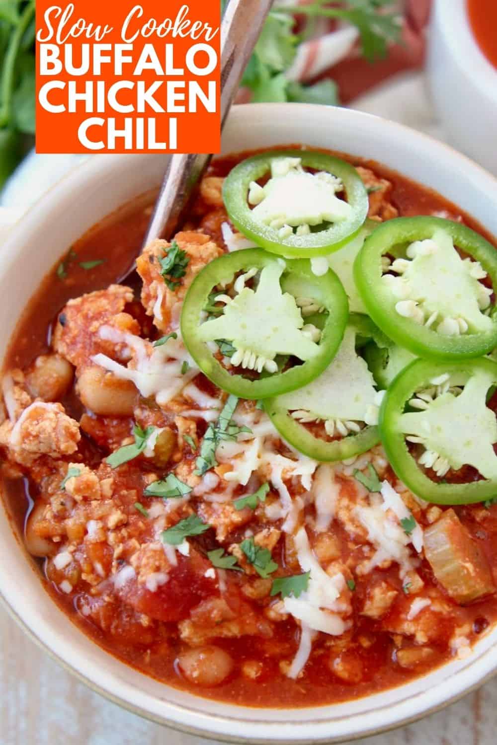 Buffalo Chicken Chili Slow Cooker Recipe