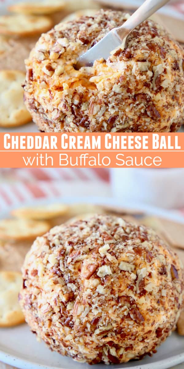 Buffalo Cheddar Cream Cheese Ball Recipe