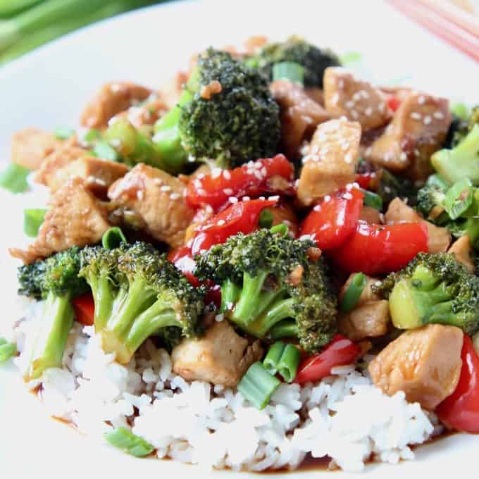 Teriyaki Chicken Stir Fry Recipe - WhitneyBond.com