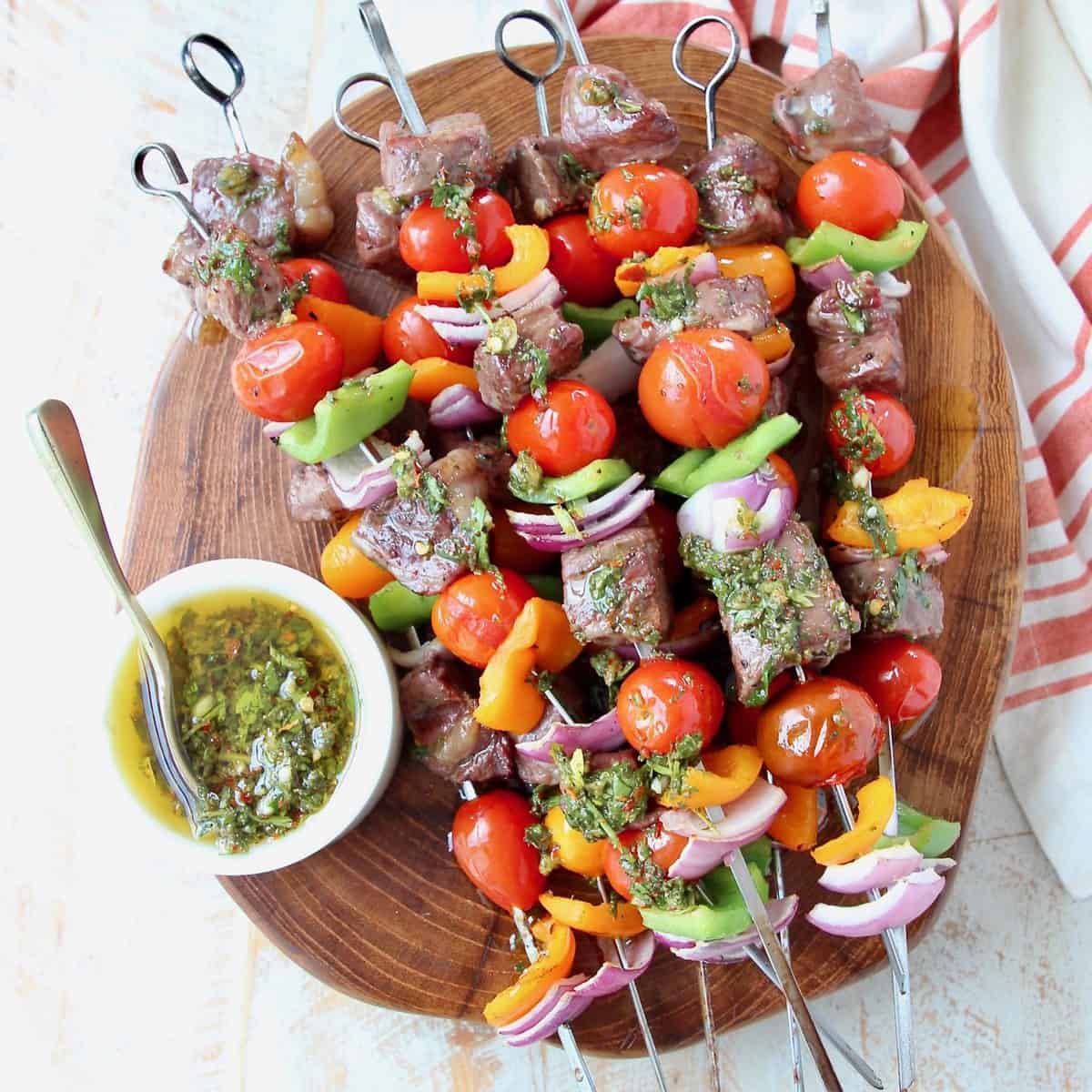 Grilled Ribeye Steak Kabobs Recipe With Video 