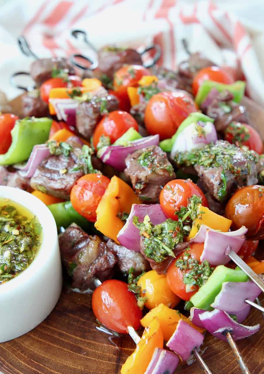 Grilled Ribeye Steak Kabobs Recipe (with Video!)