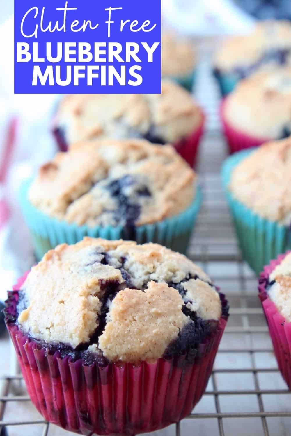 Low Carb Almond Flour Blueberry Muffins