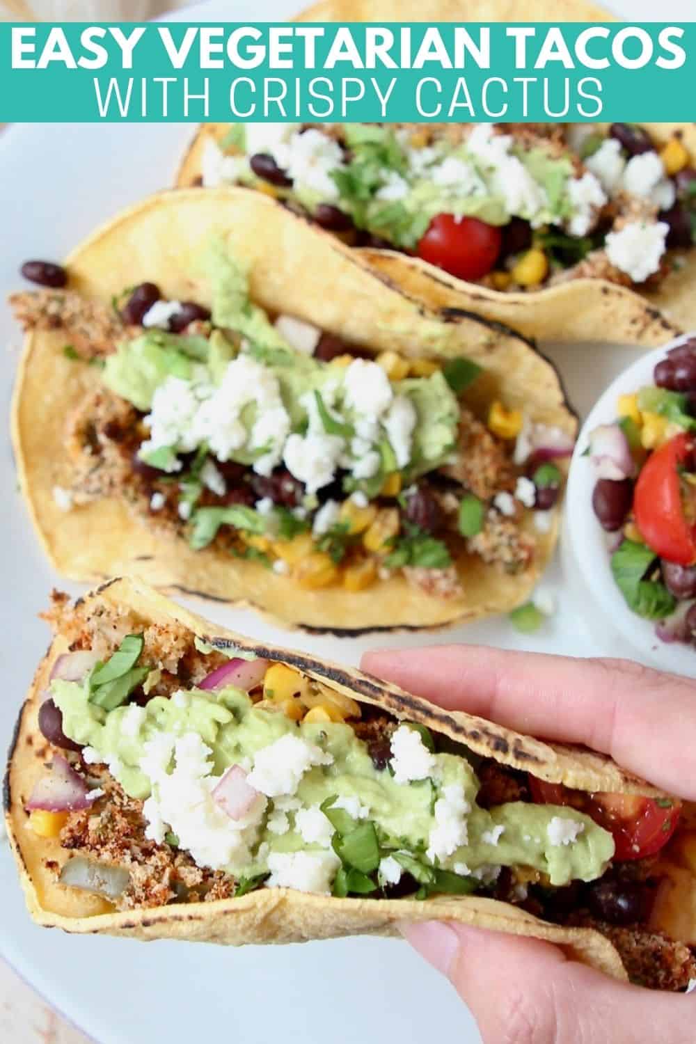 Vegetarian Crispy Cactus Tacos Recipe