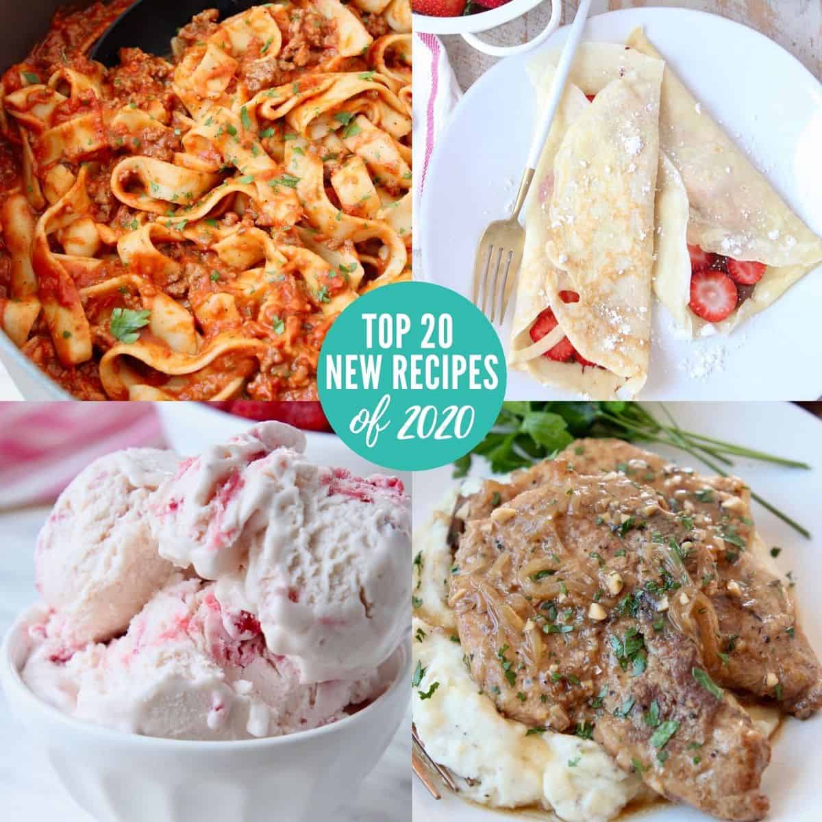 Top 20 New Recipes of 2020 on WhitneyBond.com