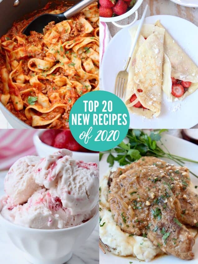 Top 20 New Recipes of 2020 on WhitneyBond.com