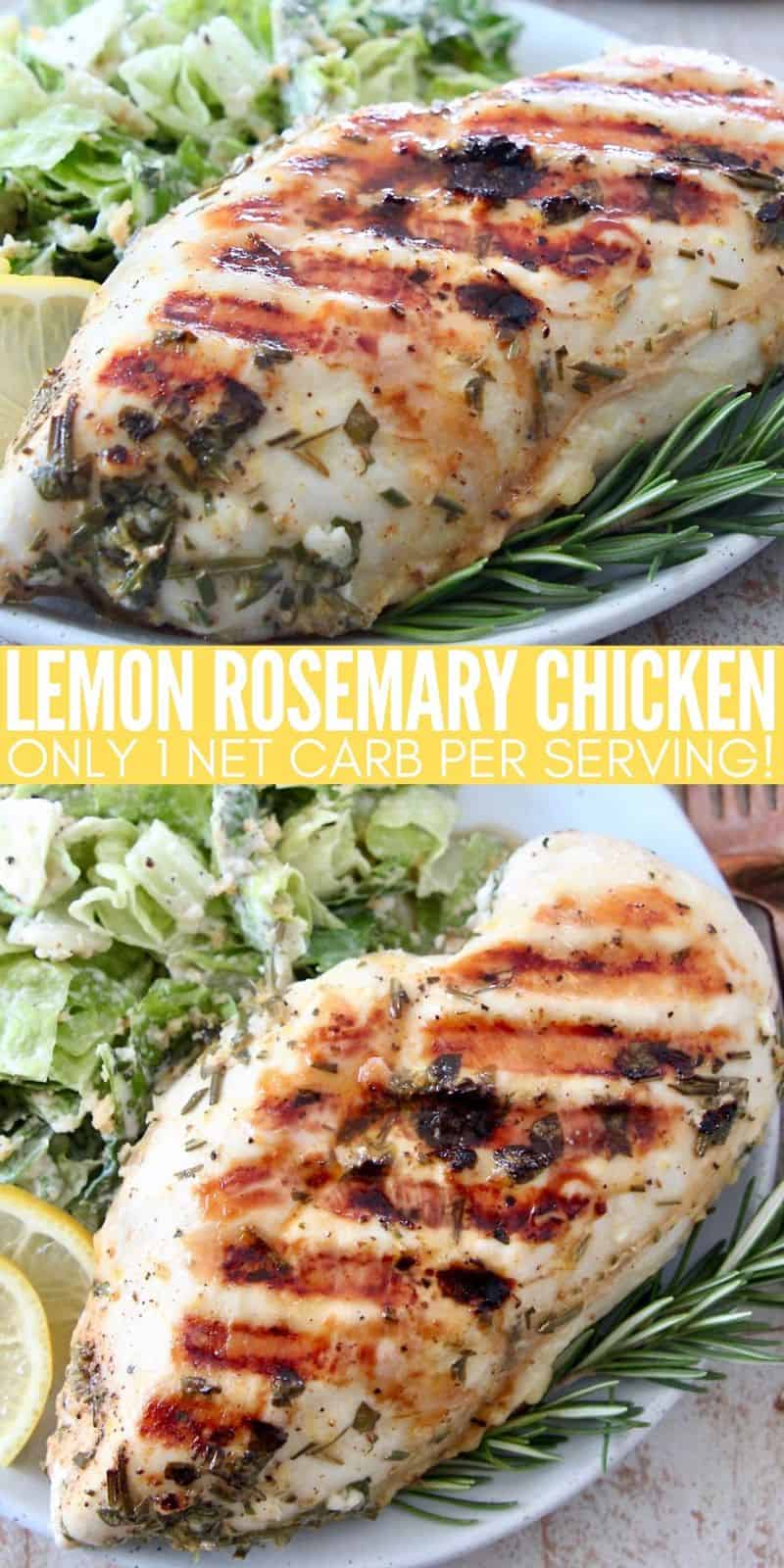 Easy Lemon Rosemary Chicken Recipe - WhitneyBond.com