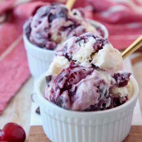 Cherry Garcia Nice Cream Recipe without an Ice Cream Maker