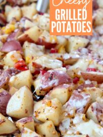 cheesy grilled red potatoes