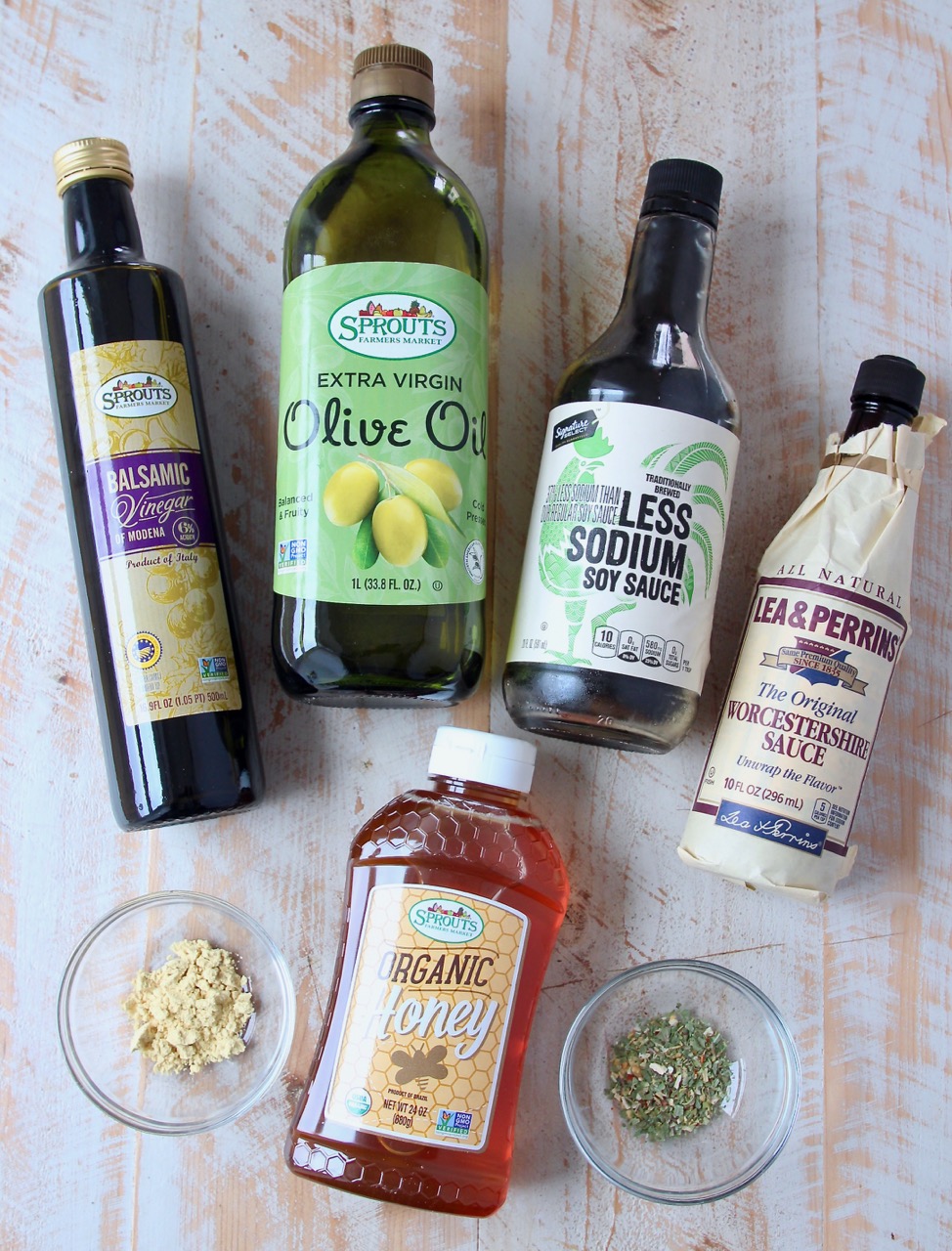 ingredients for steak marinade