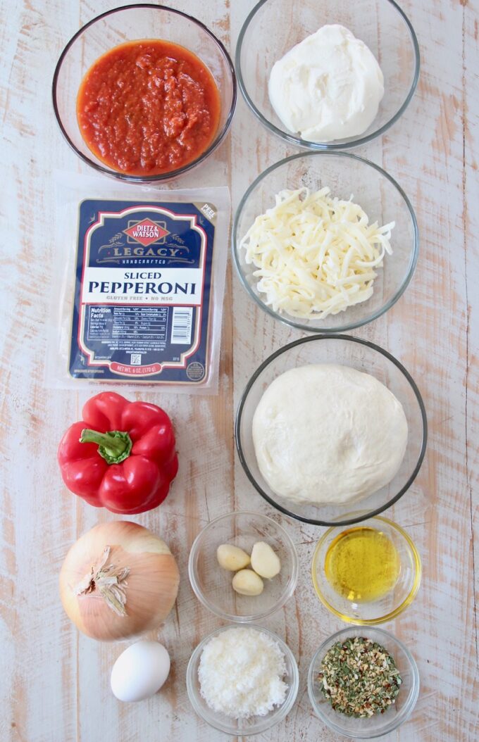 ingredients for calzone