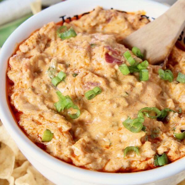 Creamy Buffalo Cheeseburger Dip Recipe - WhitneyBond.com