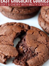 chocolate cookies on white plate