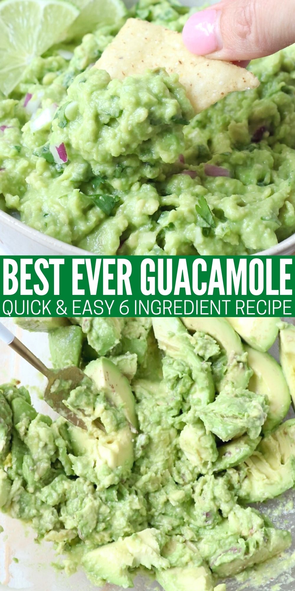 The BEST Easy Guacamole Recipe