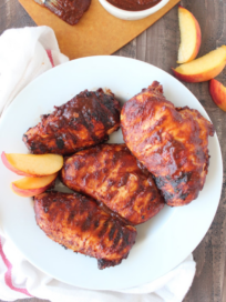 Grilled-Peach-Balsamic-BBQ-Chicken