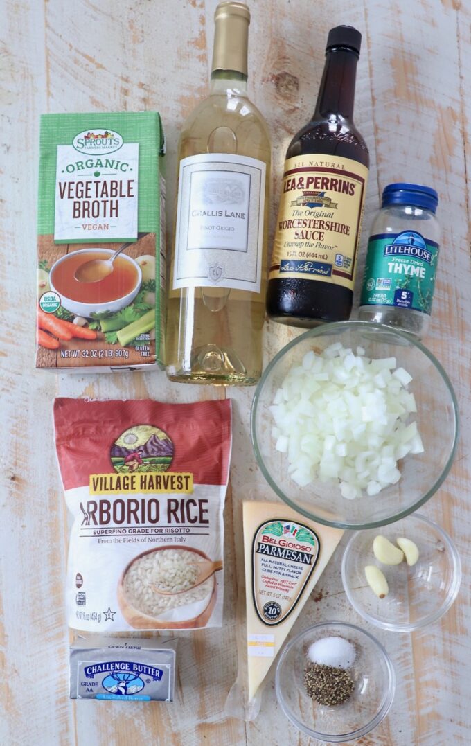 instant pot risotto ingredients