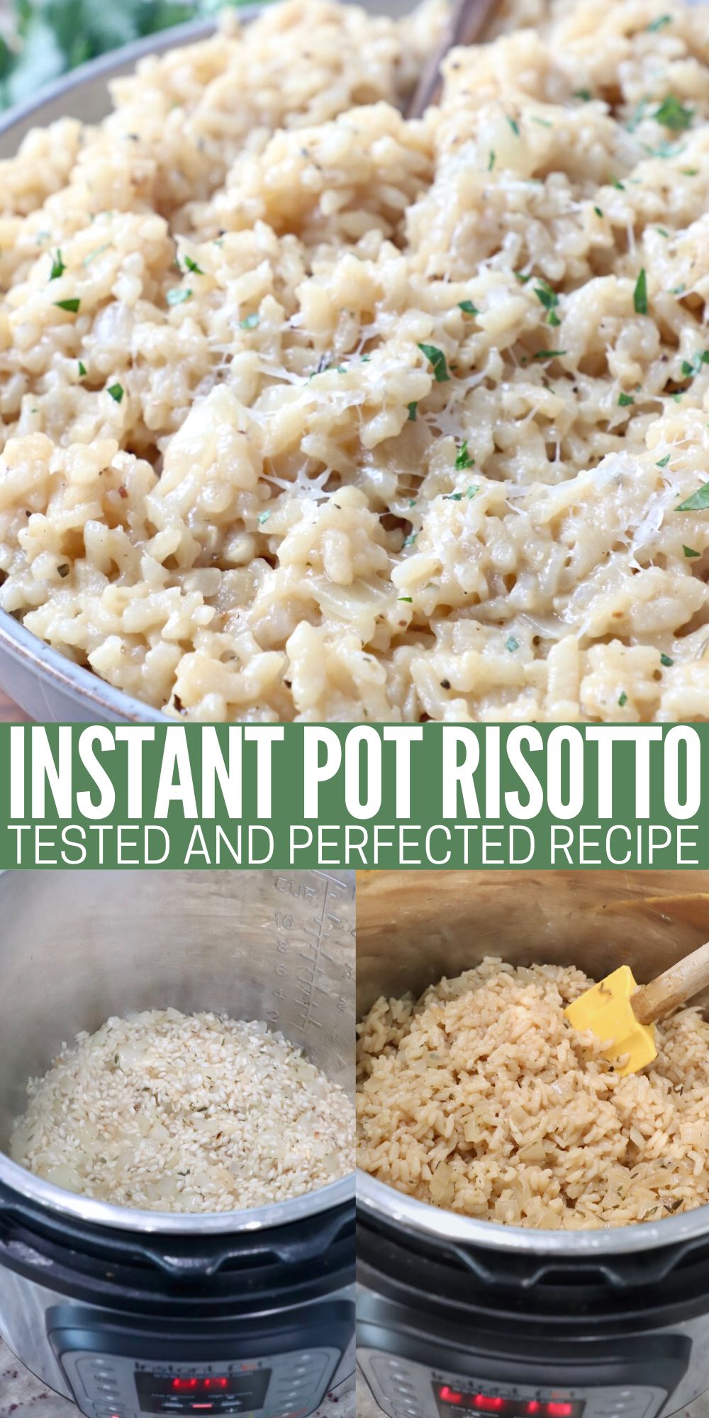 Instant Pot Risotto with Parmesan