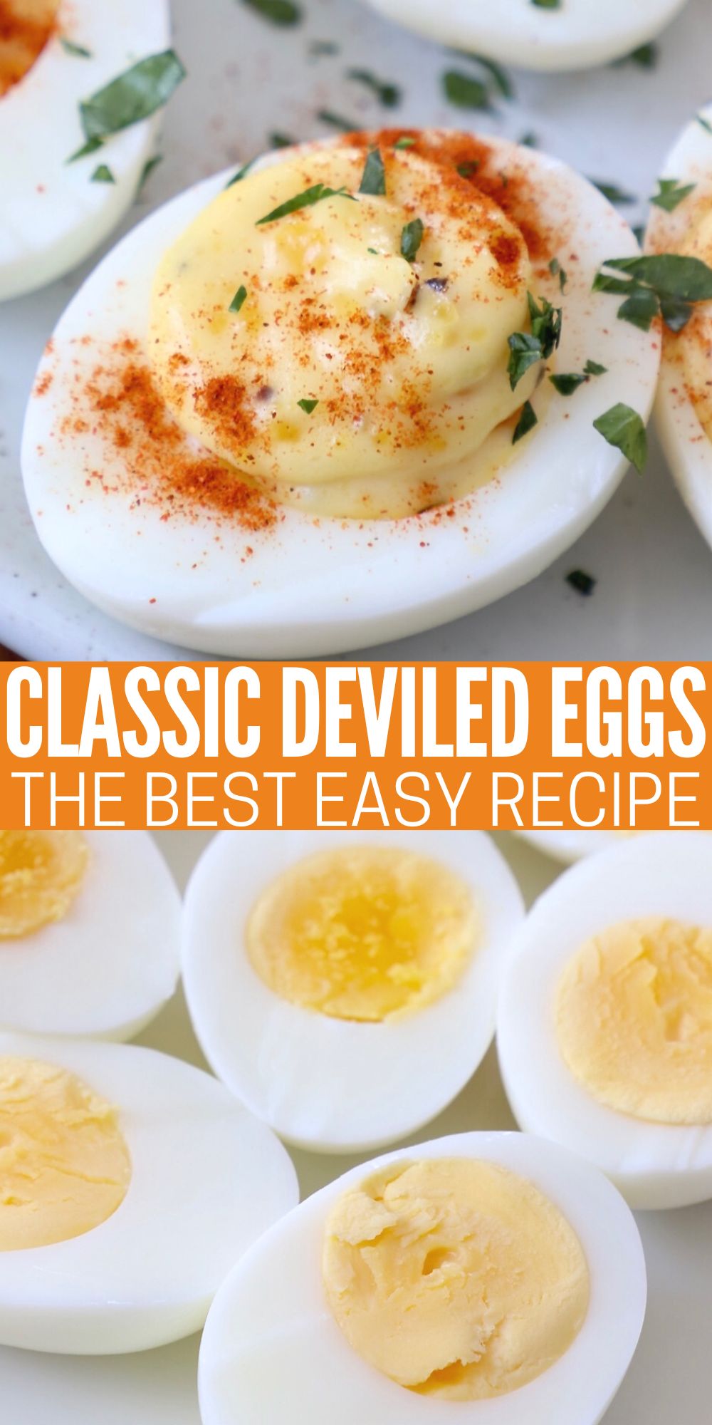 Classic Deviled Eggs Recipe - WhitneyBond.com