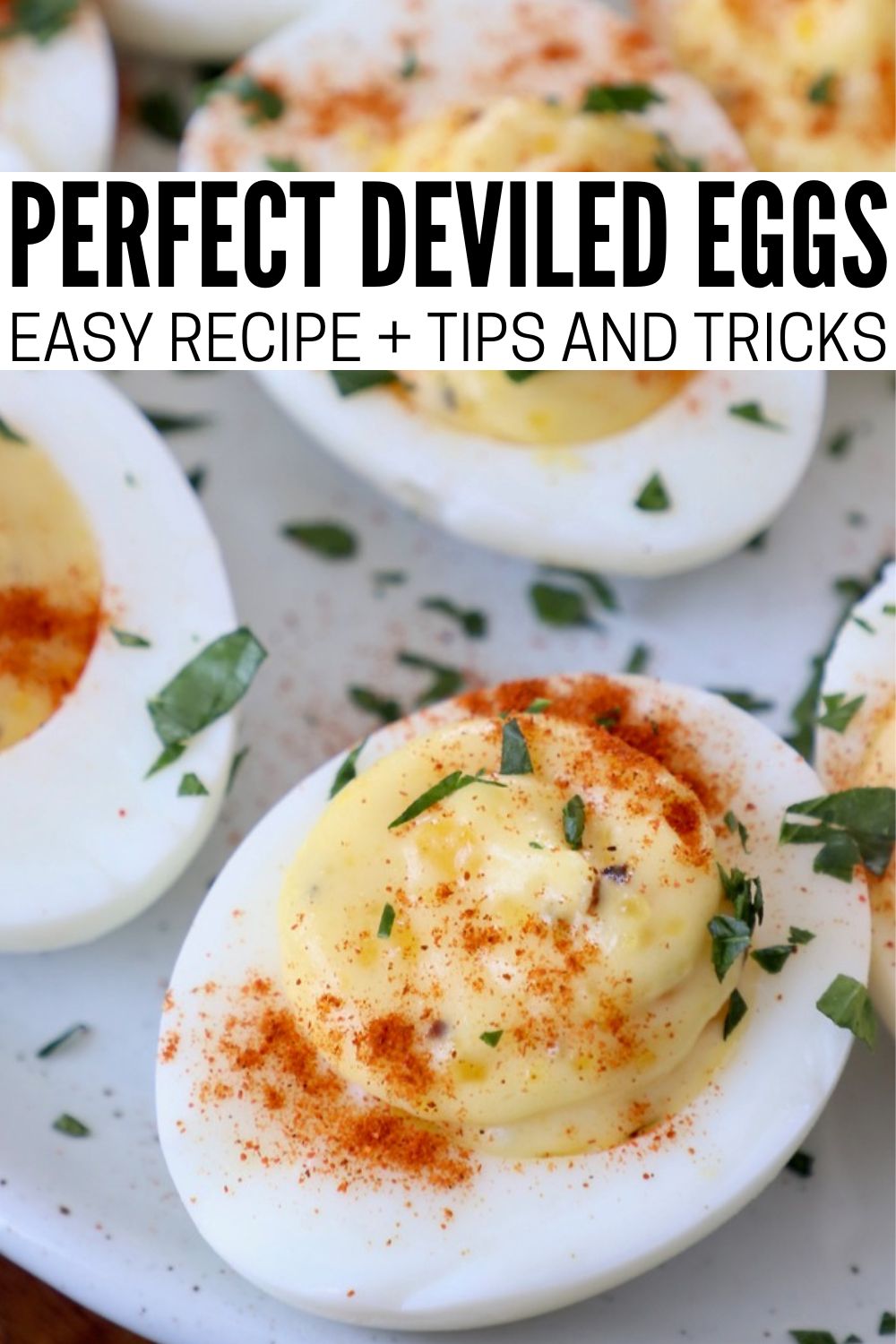 Classic Deviled Eggs Recipe - WhitneyBond.com