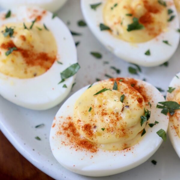 Classic Deviled Eggs Recipe - WhitneyBond.com