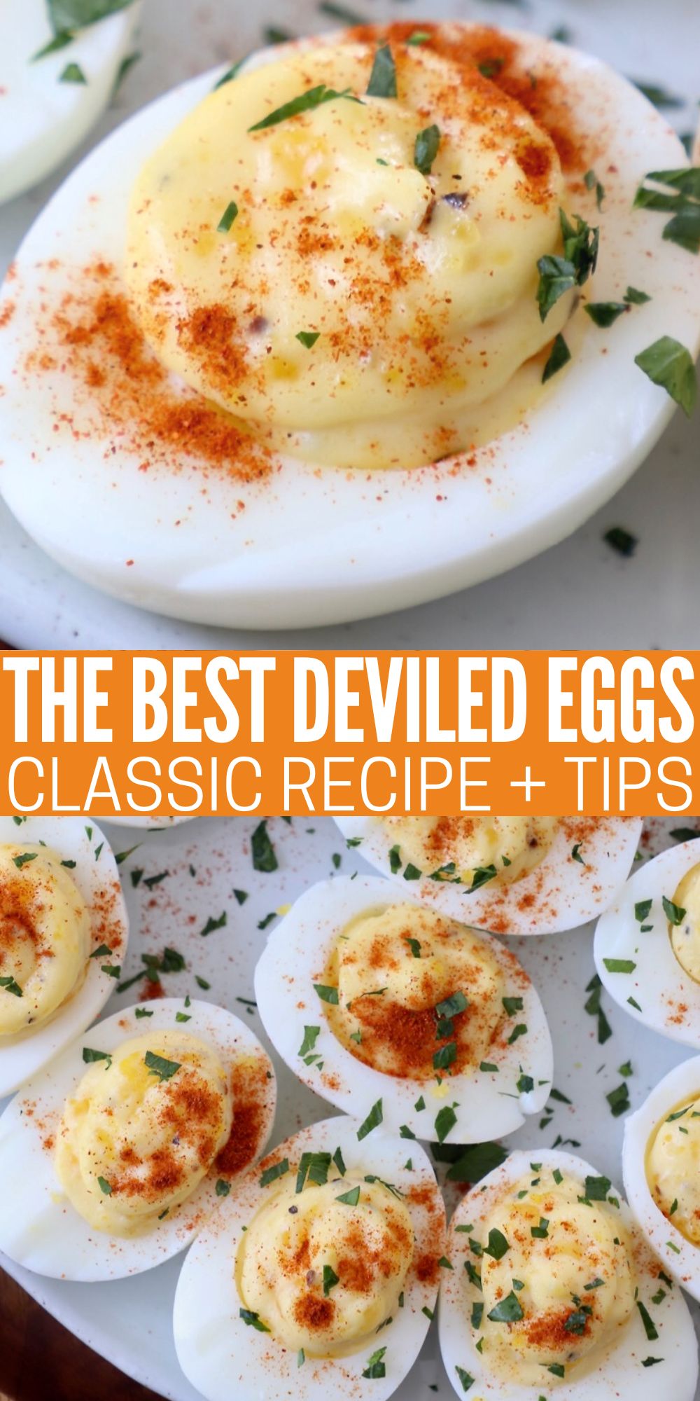 Classic Deviled Eggs Recipe - WhitneyBond.com