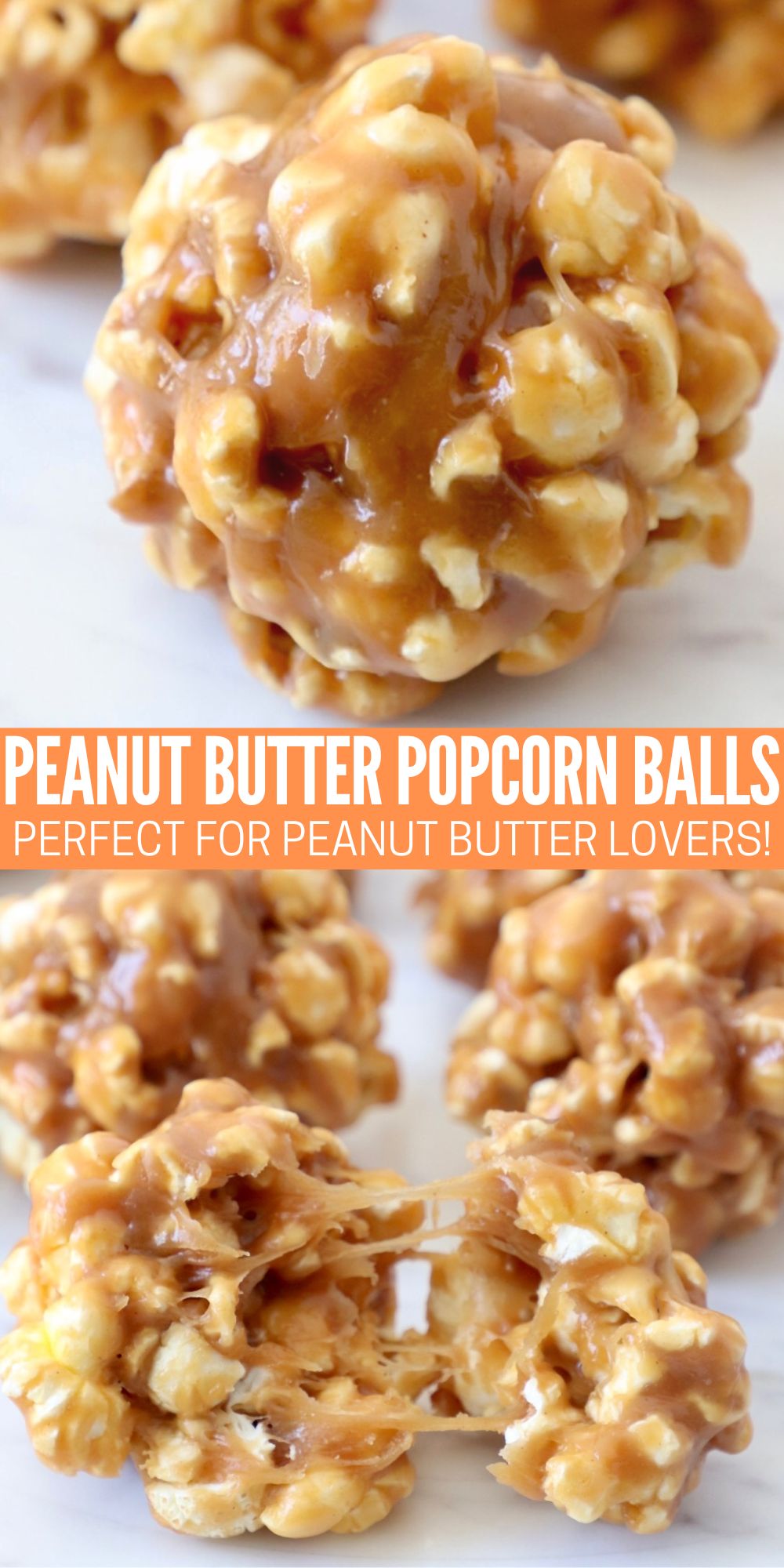 Peanut Butter Popcorn Balls Recipe - WhitneyBond.com