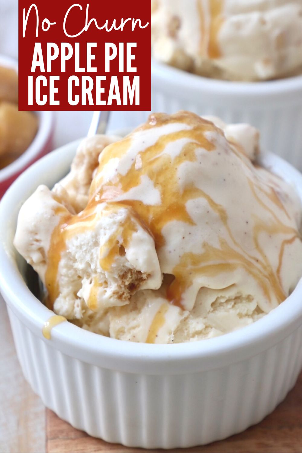 No Churn Apple Pie Ice Cream Recipe - WhitneyBond.com