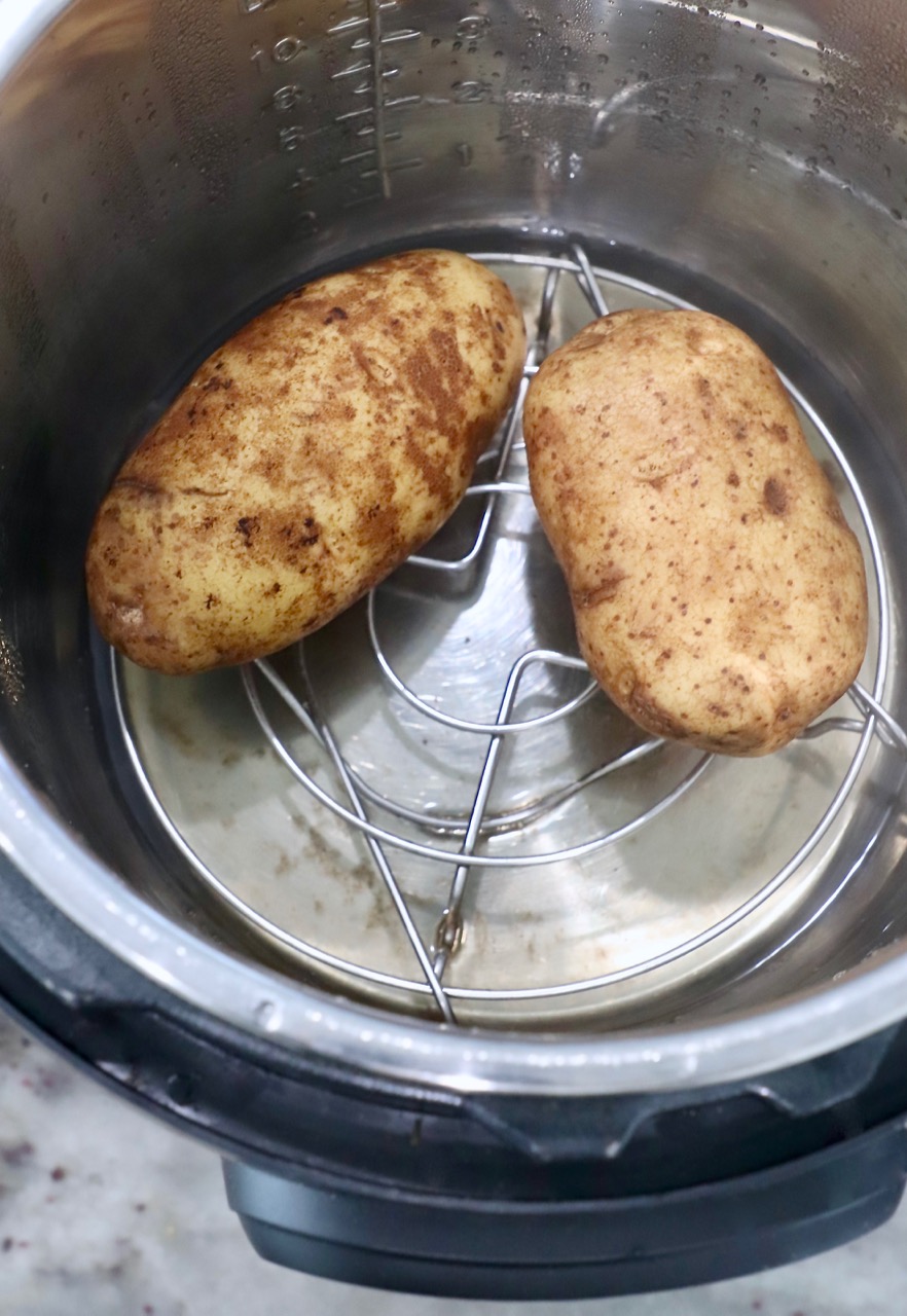 russet potatoes cooked in Instant Pot