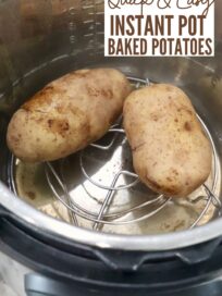 cooked potatoes in Instant Pot
