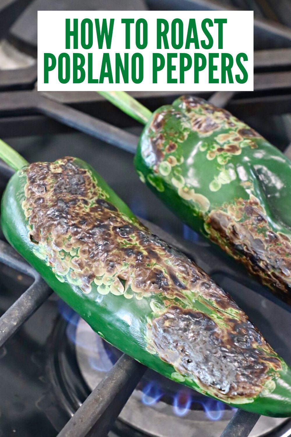 How To Make Roasted Poblano Peppers - WhitneyBond.com