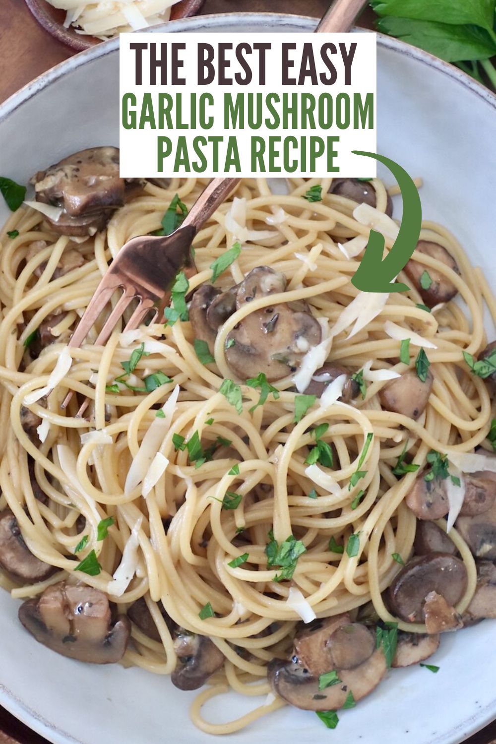 Simple Mushroom Pasta Recipe - WhitneyBond.com