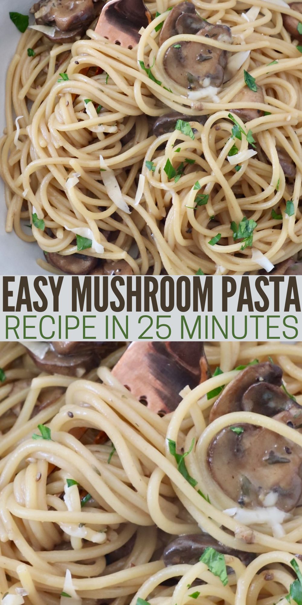 Simple Mushroom Pasta Recipe - WhitneyBond.com