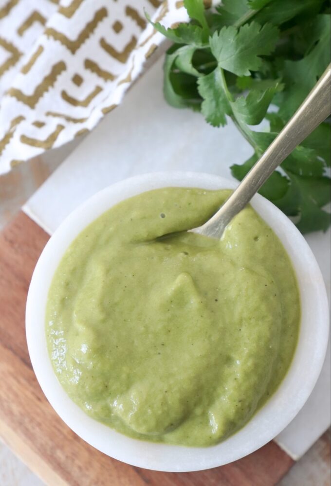 Easy Roasted Poblano Sauce Recipe - WhitneyBond.com