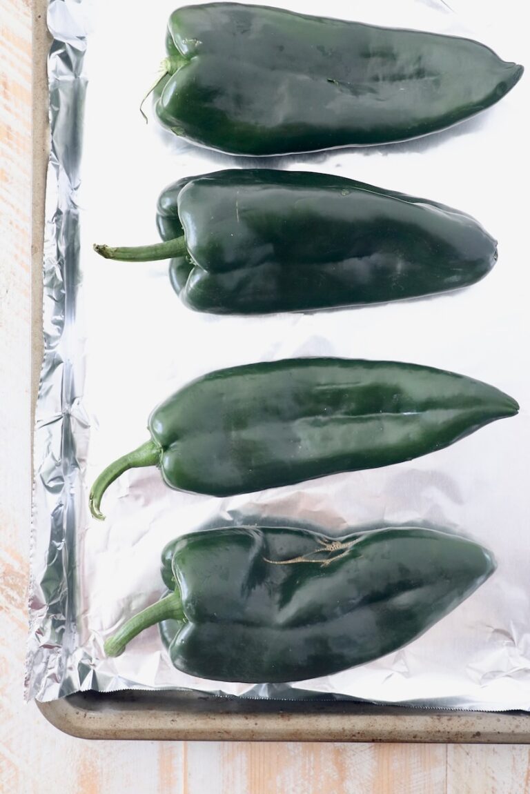 How To Make Roasted Poblano Peppers