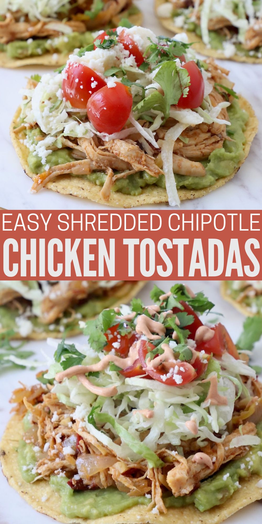 Easy Chicken Tostadas Recipe - WhitneyBond.com