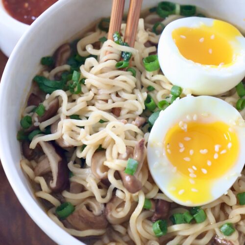 Easy Vegetarian Ramen Recipe - WhitneyBond.com