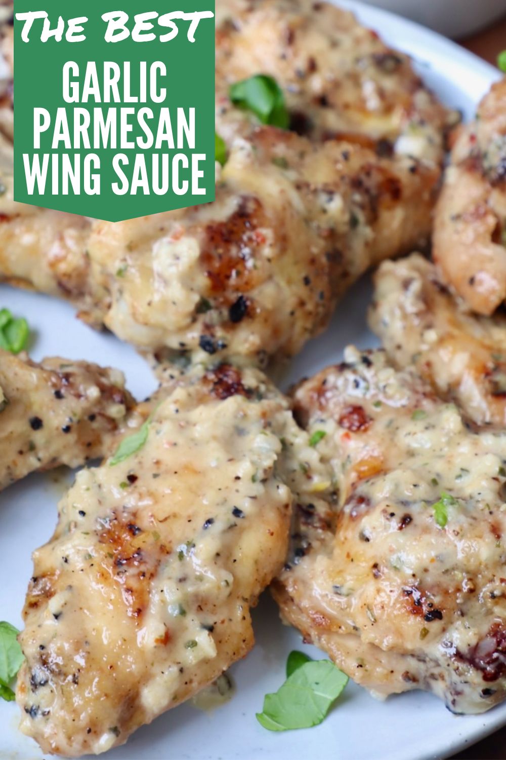 Garlic Parmesan Sauce For Chicken Wings Or Pasta