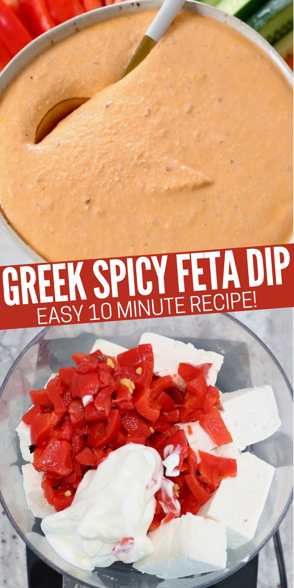 Greek Spicy Feta Dip Recipe (Tirokafteri)